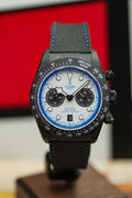 2025 Tudor Black Bay Chrono "Carbon 25" L.E. 42MM White Dial Leather Strap (79377KN)