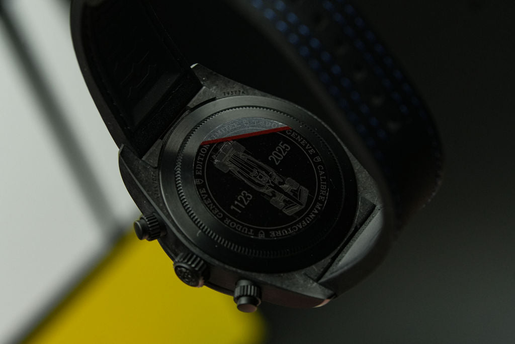 2025 Tudor Black Bay Chrono "Carbon 25" L.E. 42MM White Dial Leather Strap (79377KN)