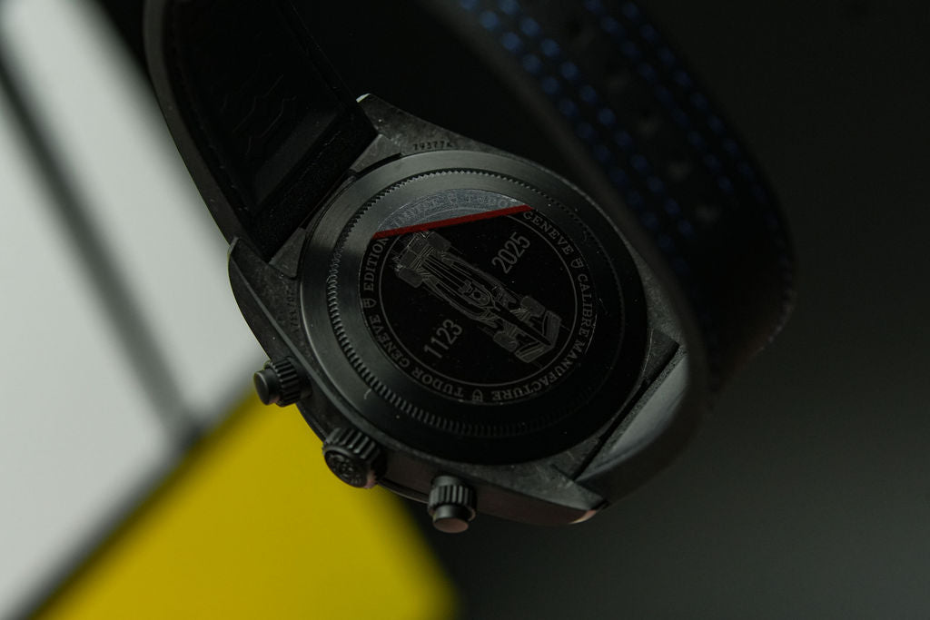 2025 Tudor Black Bay Chrono "Carbon 25" L.E. 42MM White Dial Leather Strap (79377KN)