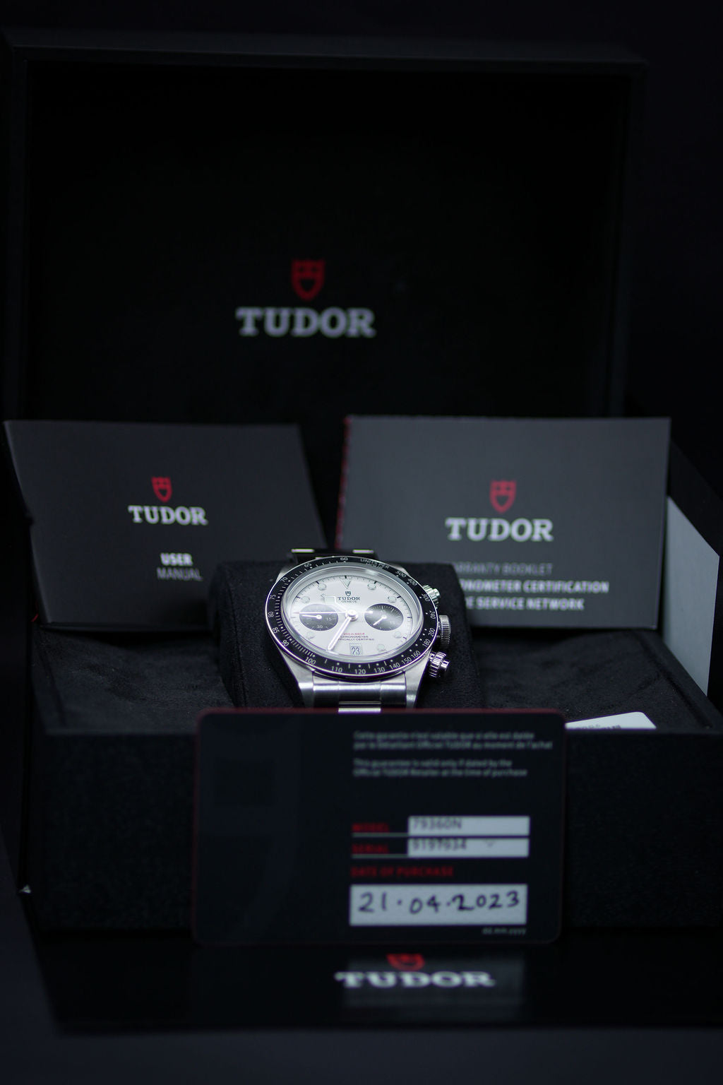 2023 Tudor Black Bay Chrono "Panda" 41MM White Dial Steel Bracelet (79360N)