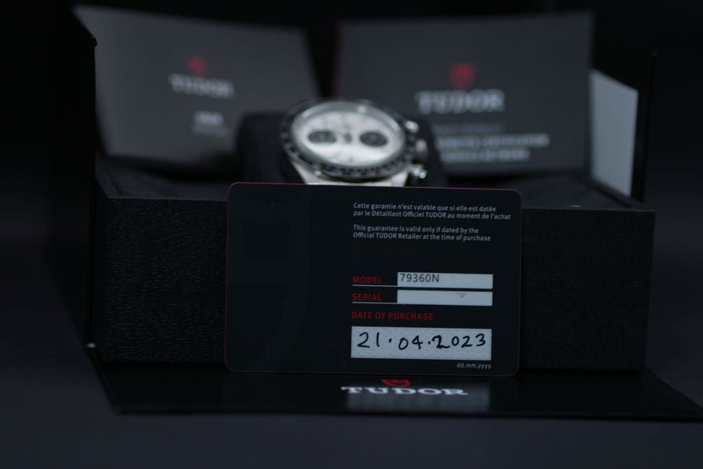 2023 Tudor Black Bay Chrono "Panda" 41MM White Dial Steel Bracelet (79360N)